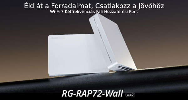 Az RG-RAP72-Wall hamarosan érkezik