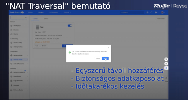 Ideális távoli hozzáférés: a Ruijie Reyee NAT Traversal előnyei