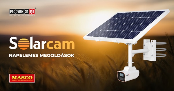 Nincs áram? Semmi vész! Provision-ISR Solarcam, napelemes kamerák
