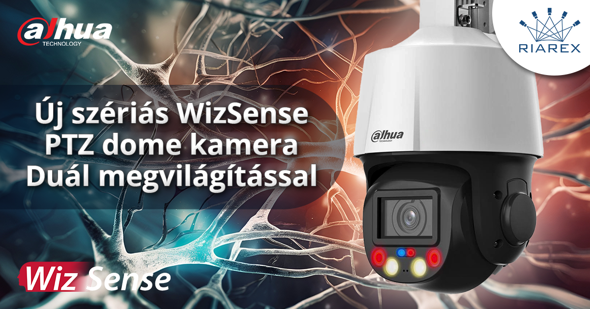 Dahua 4MP WizSense PTZ dome kamera 