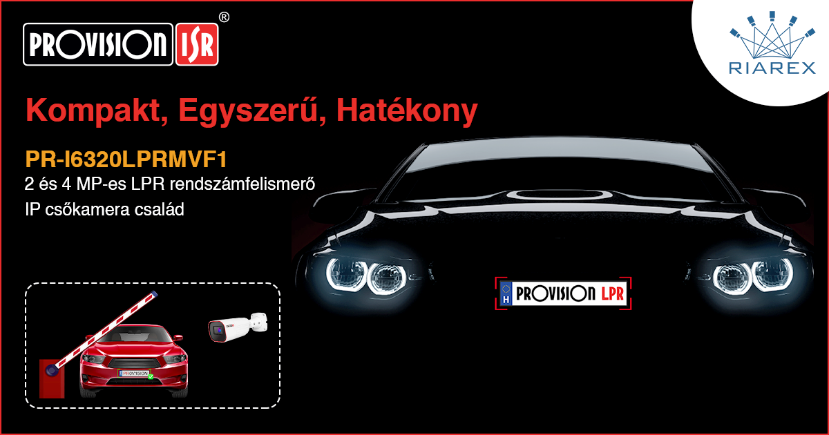 Provision PR-I6320LPRMVF1 IP csőkamera