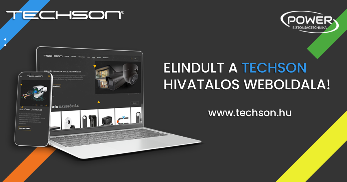 Elindult a Techson hivatalos weboldala