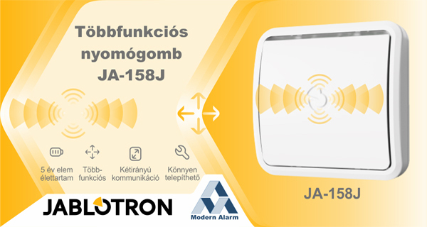 Jablotron JA-158J többfunkciós nyomógomb